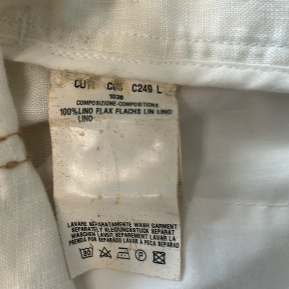 Class Roberto Cavalli Men’s Linen Shorts US Size 32 - Picture 6 of 9